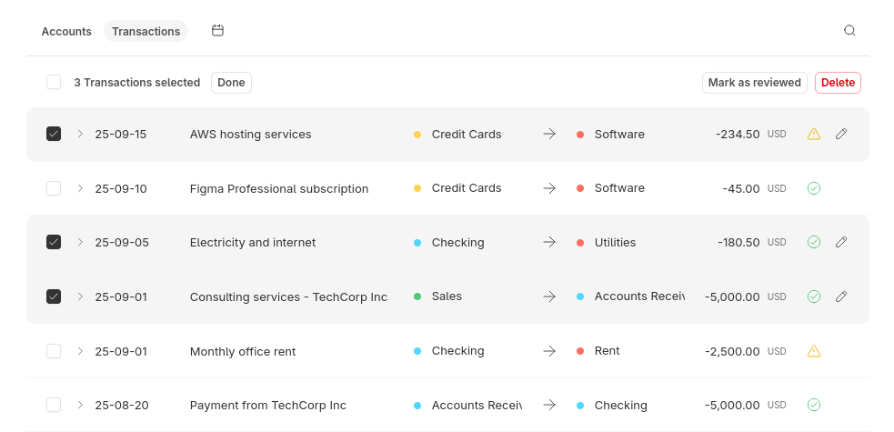 Nummo - Your free AI ledger that automates bookkeeping.